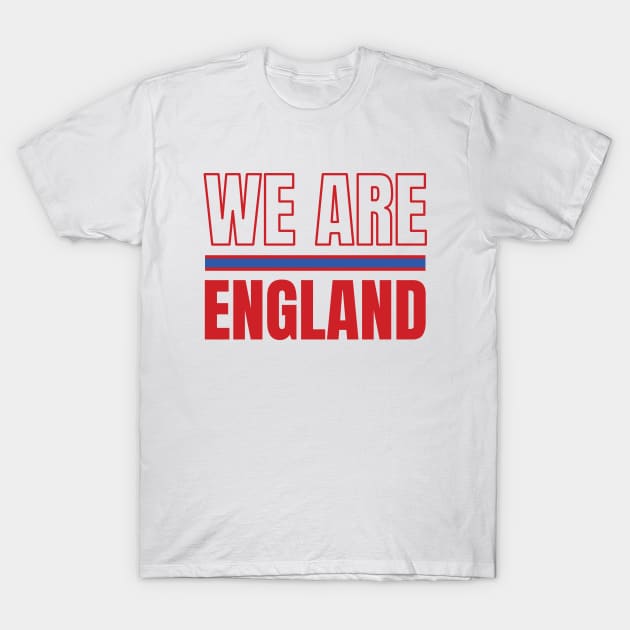 We Are England T-Shirt by Footscore